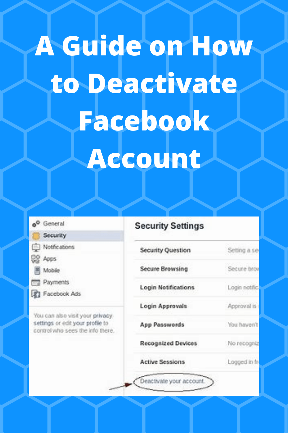 A Guide on How to Deactivate Facebook Account How To Do Topics
