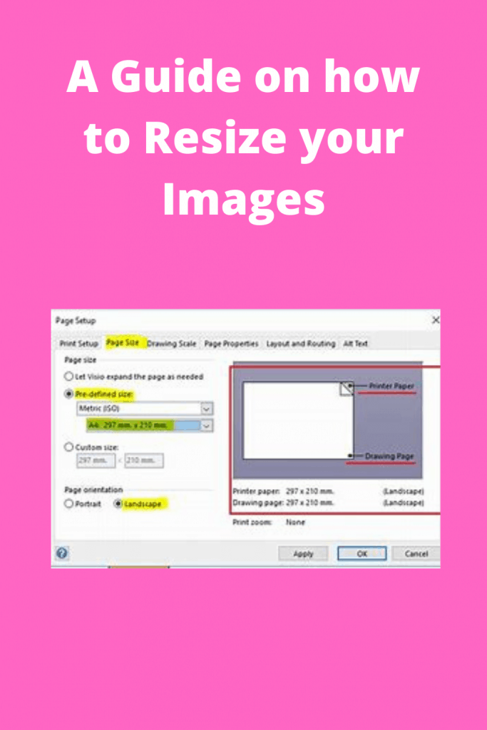 A Guide on how to Resize your Images
