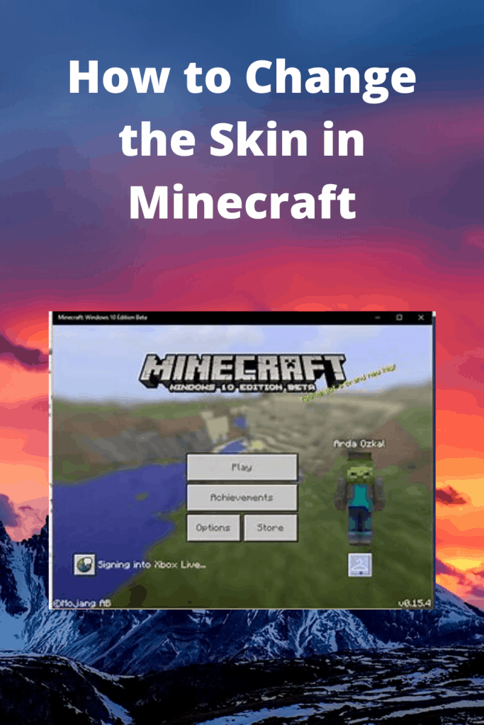 Change the Skin in Minecraft