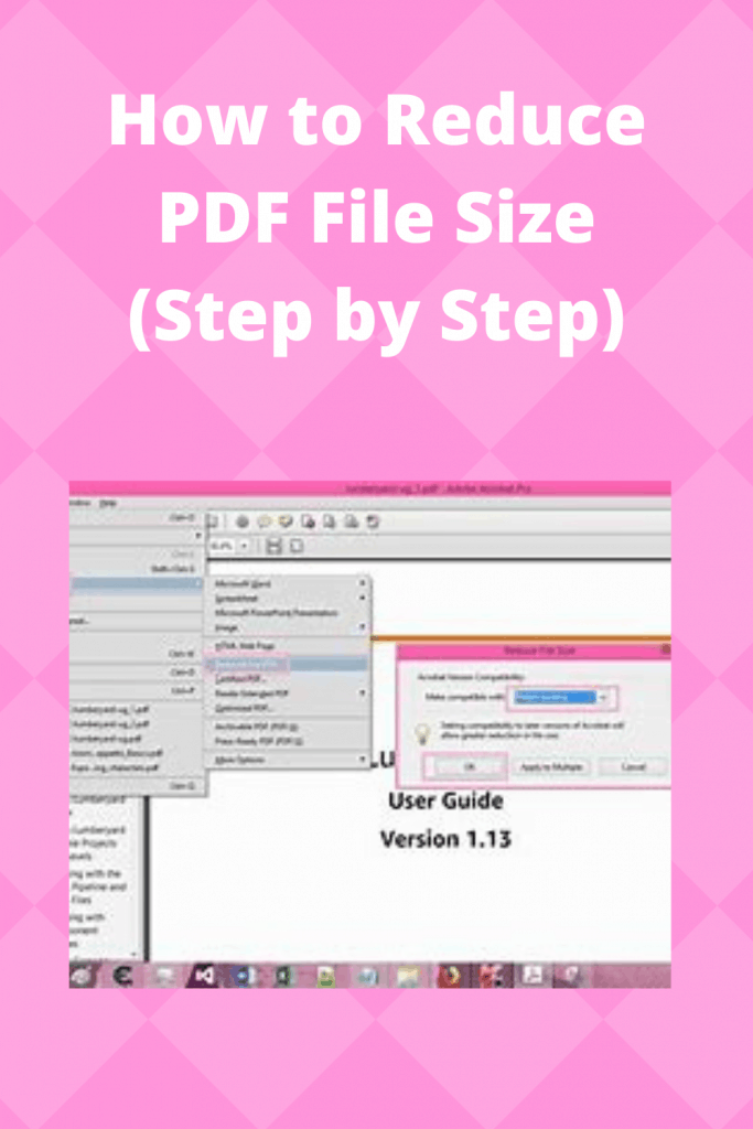 minimize pdf file size