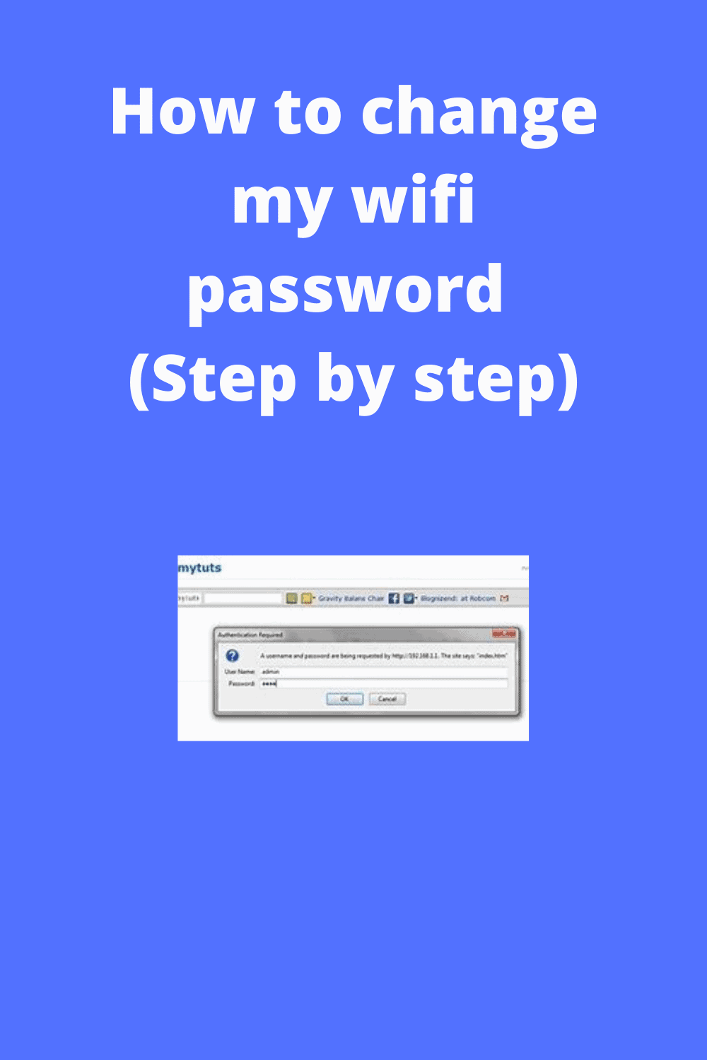 change password wifi windows 7