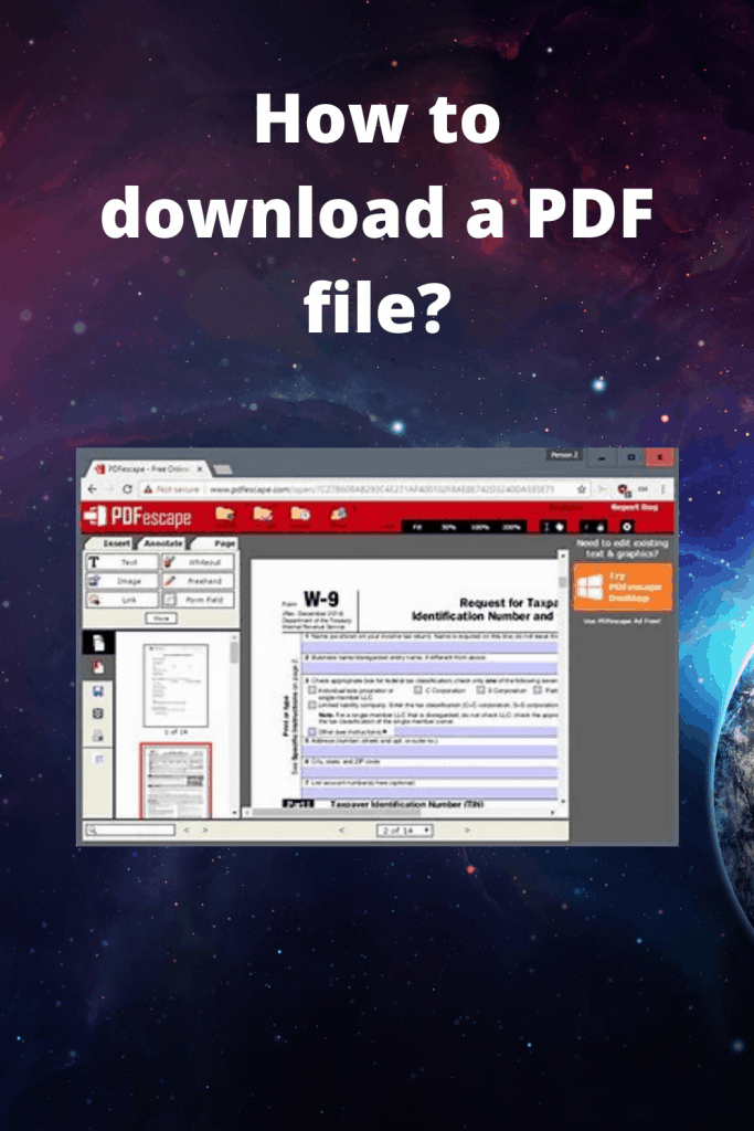 How to download a PDF file easily