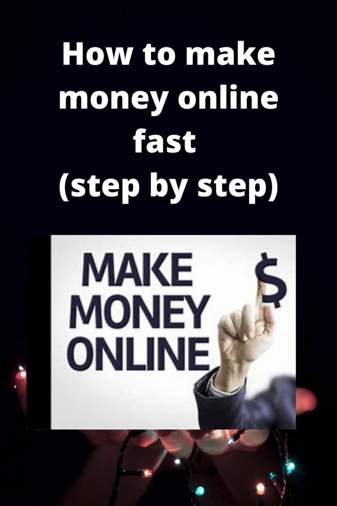 How to make money online fast (step by step) adsense