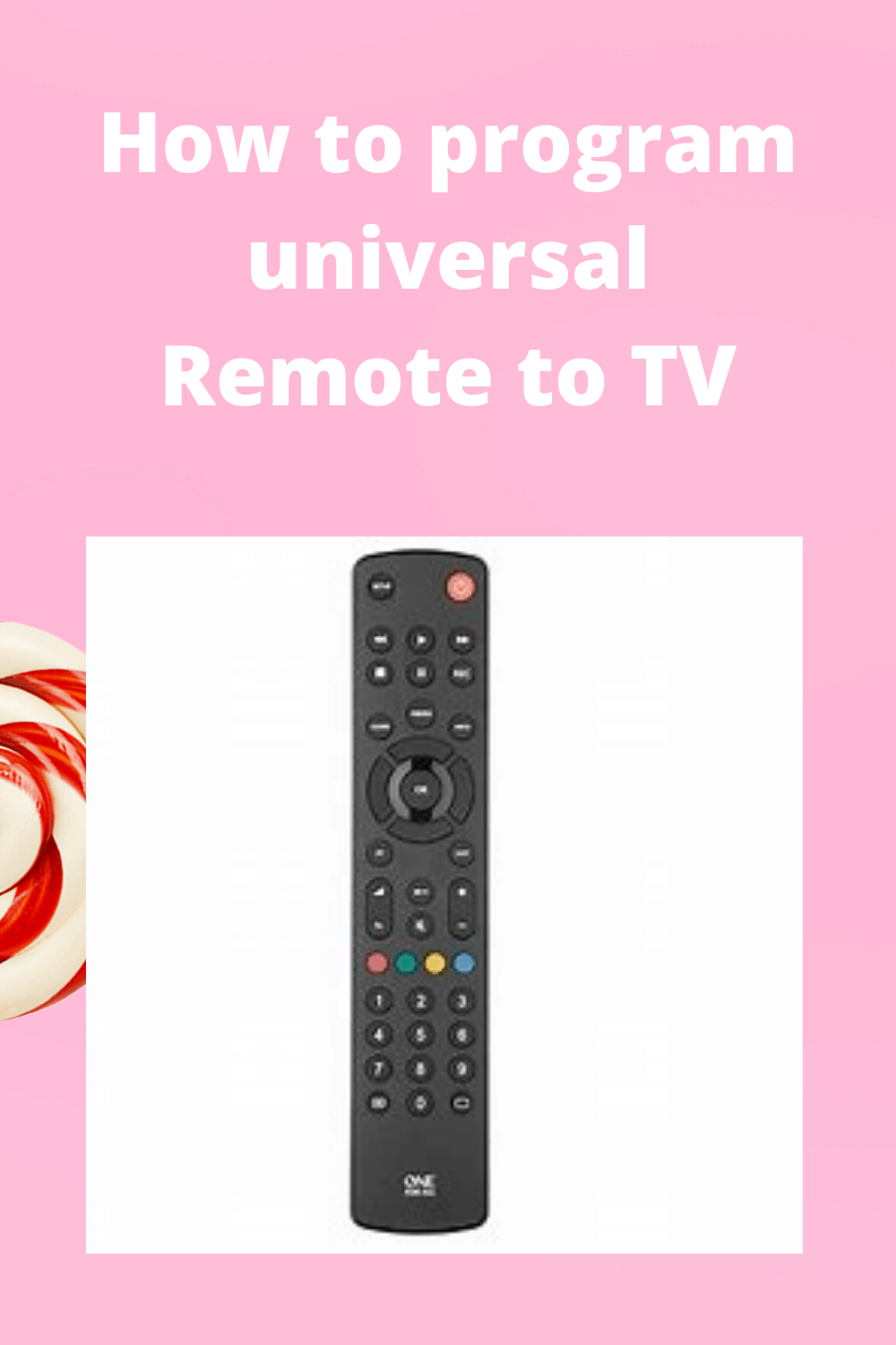 How to program universal Remote to TV - How To Do Topics