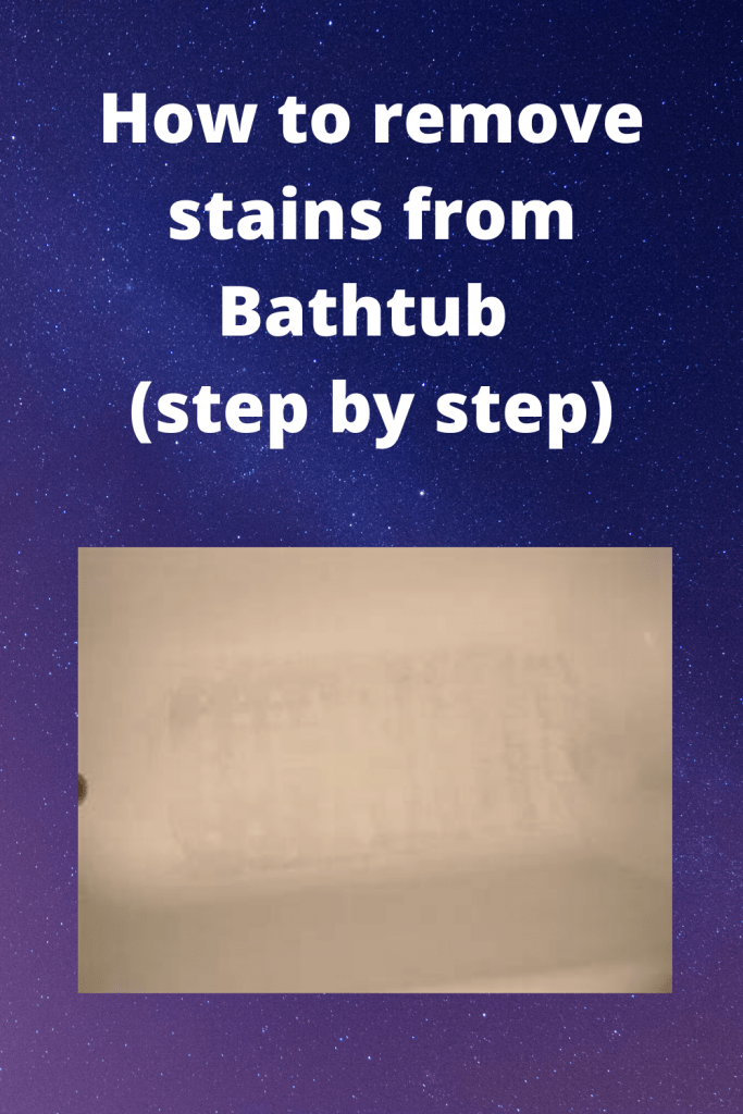 How to remove stains from Bathtub
