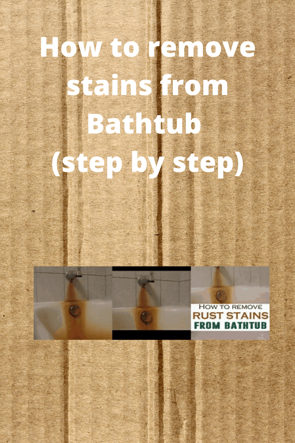 How to remove stains from Bathtub (step by step) How To Do Topics