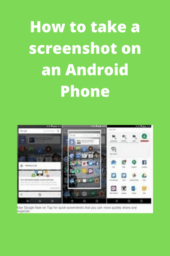 screenshot on an Android Phone