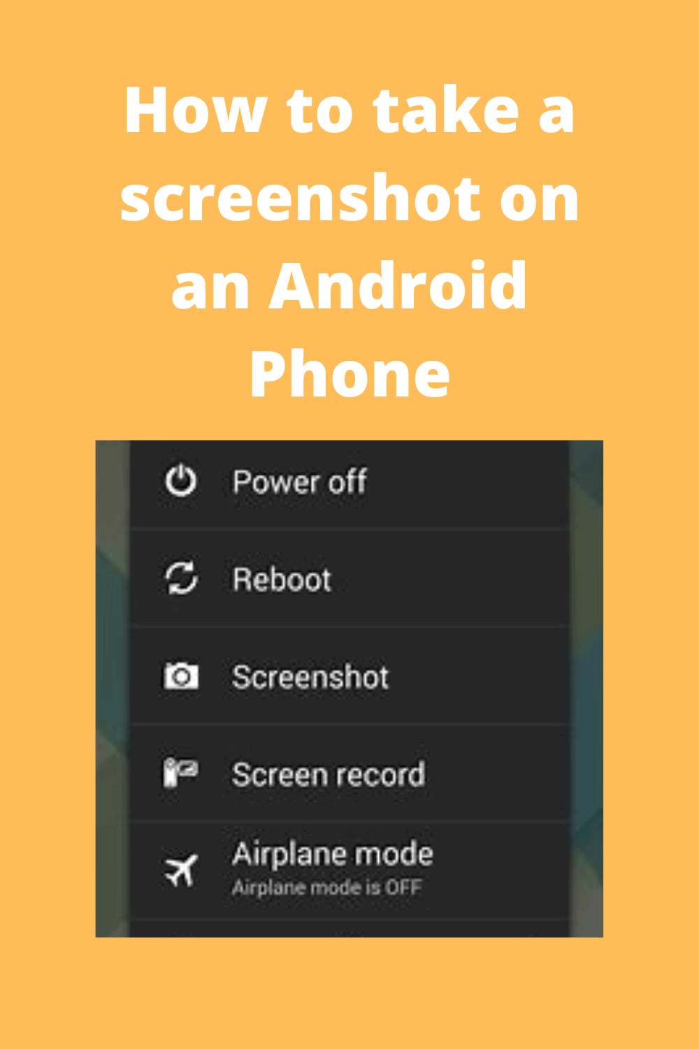 How to take a screenshot on an Android Phone How To Do Topics