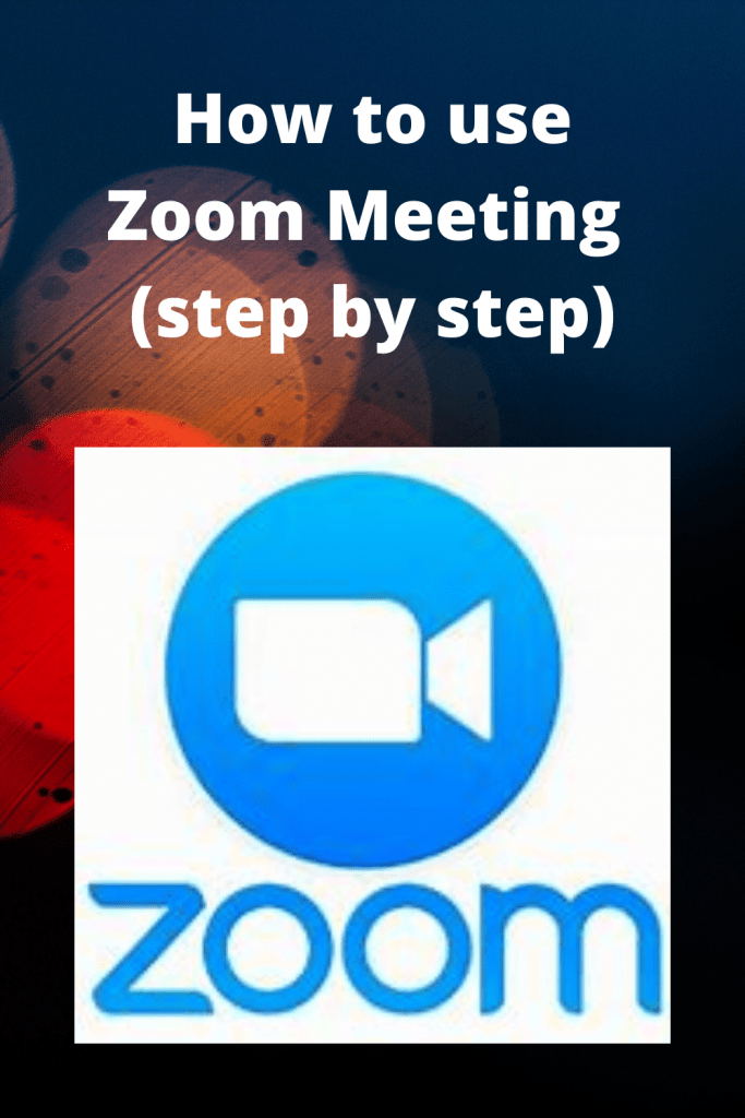 How to use zoom meeting