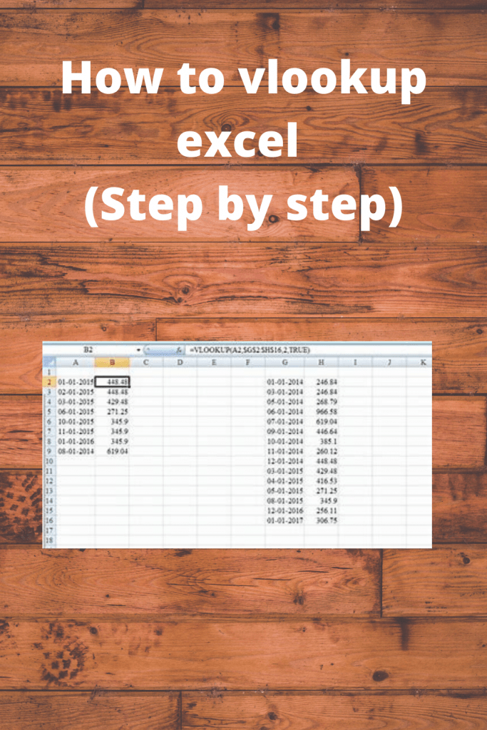 How to vlookup excel (Step by step) easily