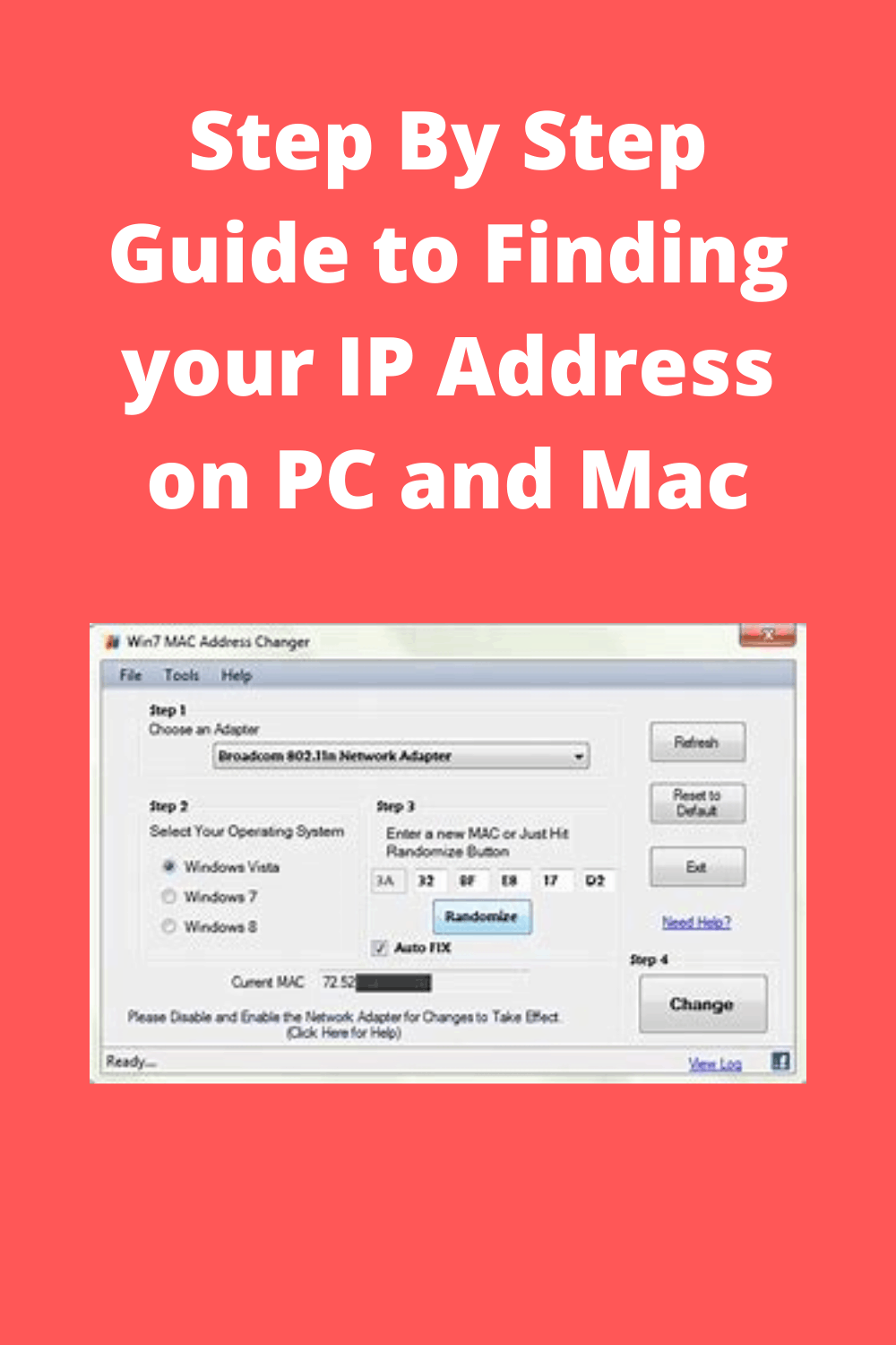 how to find my mac address on my vizio
