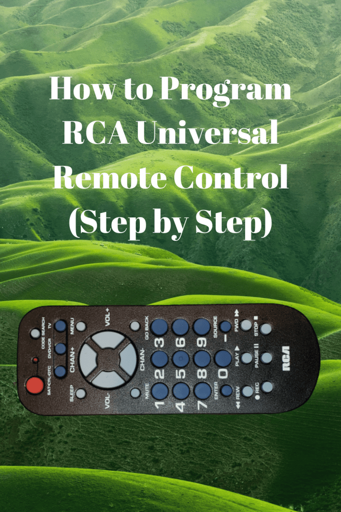 How to Program RCA Universal Remote Control 3