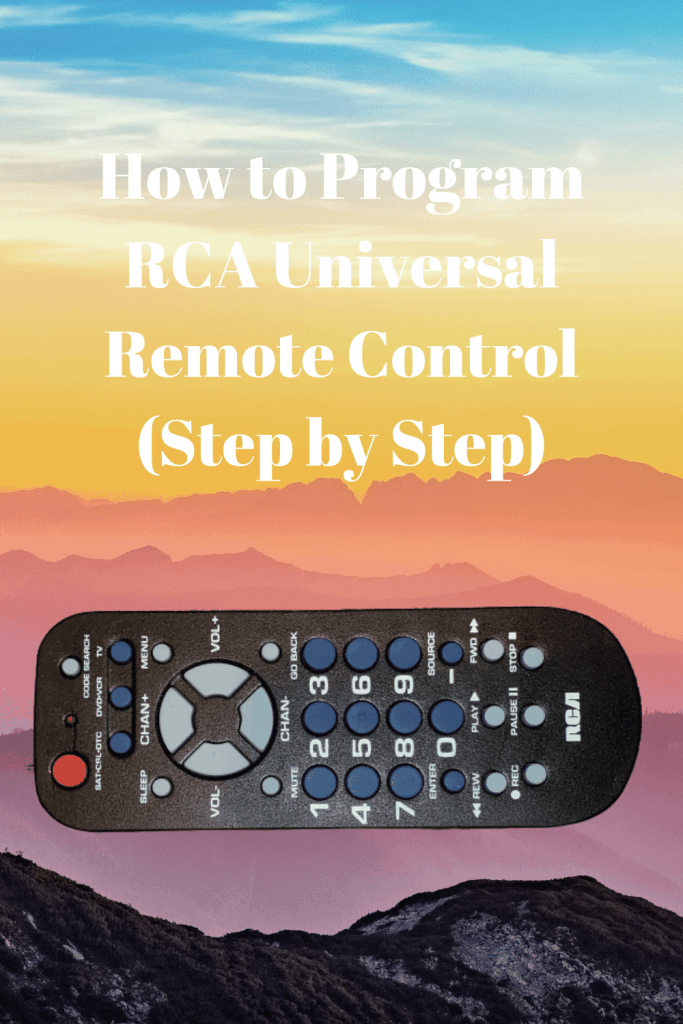 How to Program RCA Universal Remote Control 1