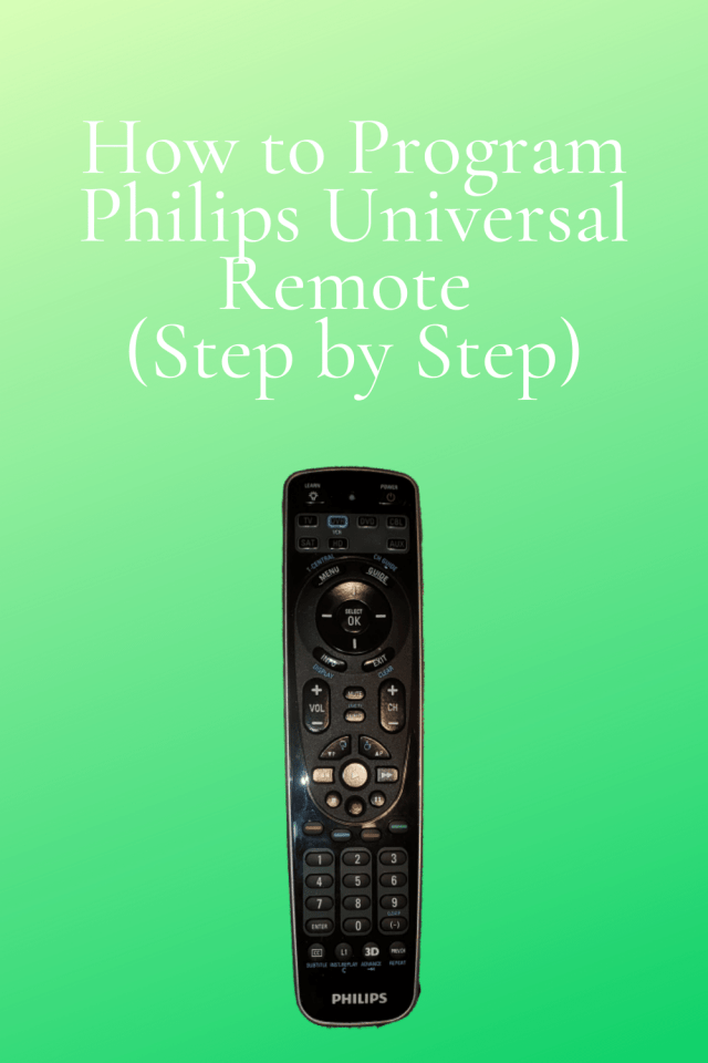 How to Program Philips Universal Remote (Step by Step) - How To Do Topics