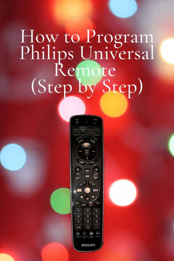 How to Program Philips Universal Remote (Step by Step) 2