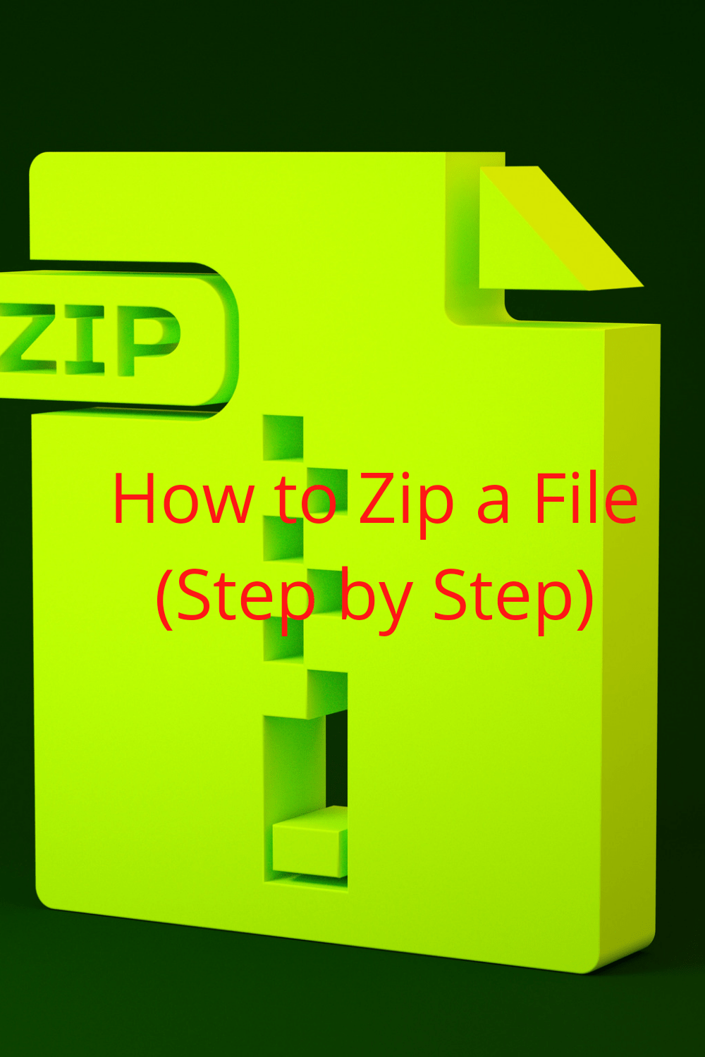 How to Zip a File (Step by Step) - How To Do Topics