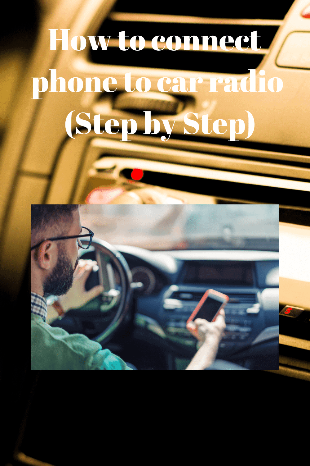 How to connect phone to car radio (Step by Step) How To Do Topics