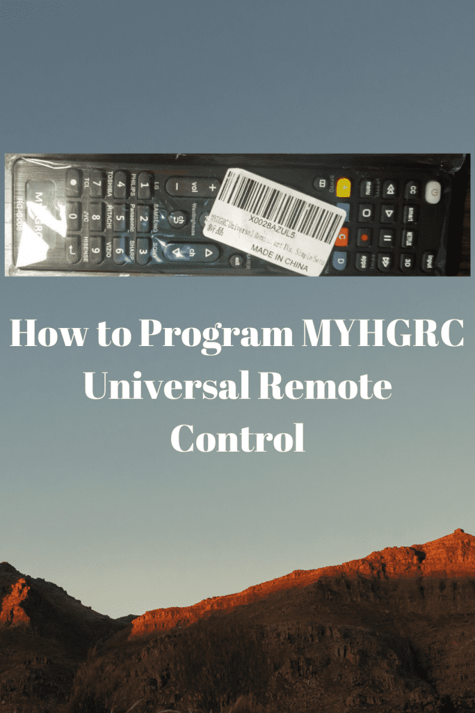 How to Program MYHGRC Universal Remote Control 2