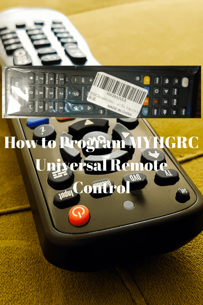 How to Program MYHGRC Universal Remote Control 4