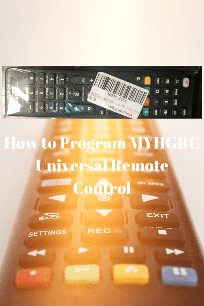 How to Program MYHGRC Universal Remote Control 3