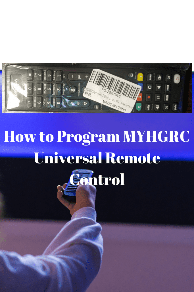 How to Program MYHGRC Universal Remote Control 1