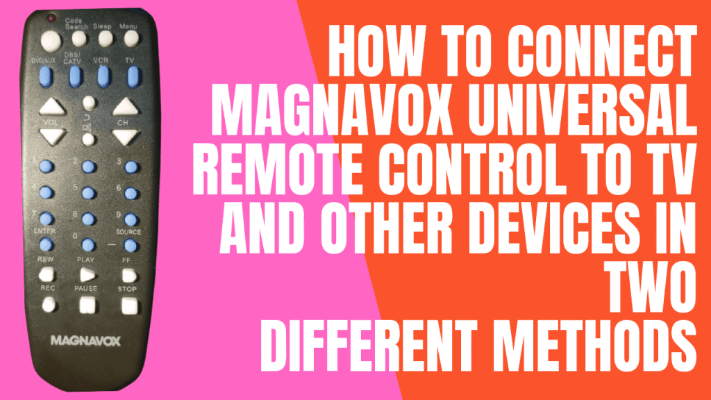 How to Program Magnavox Universal Remote Control to TV 2