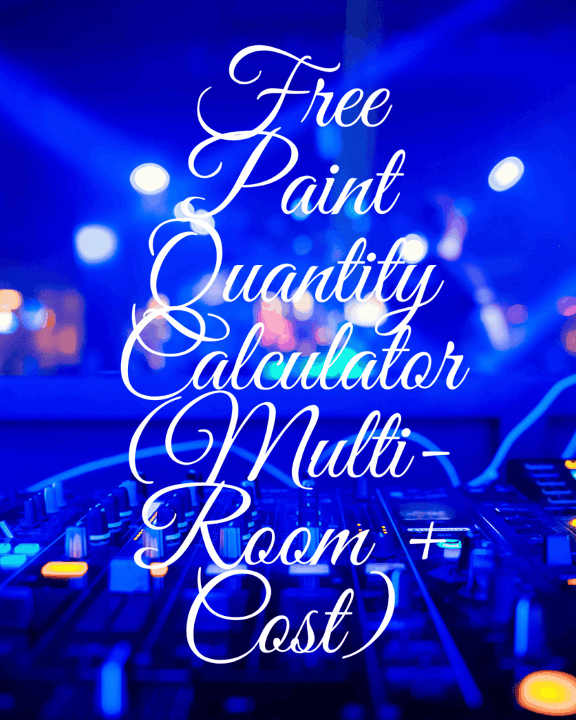 Free Paint Quantity Calculator (Multi-Room + Cost) 2