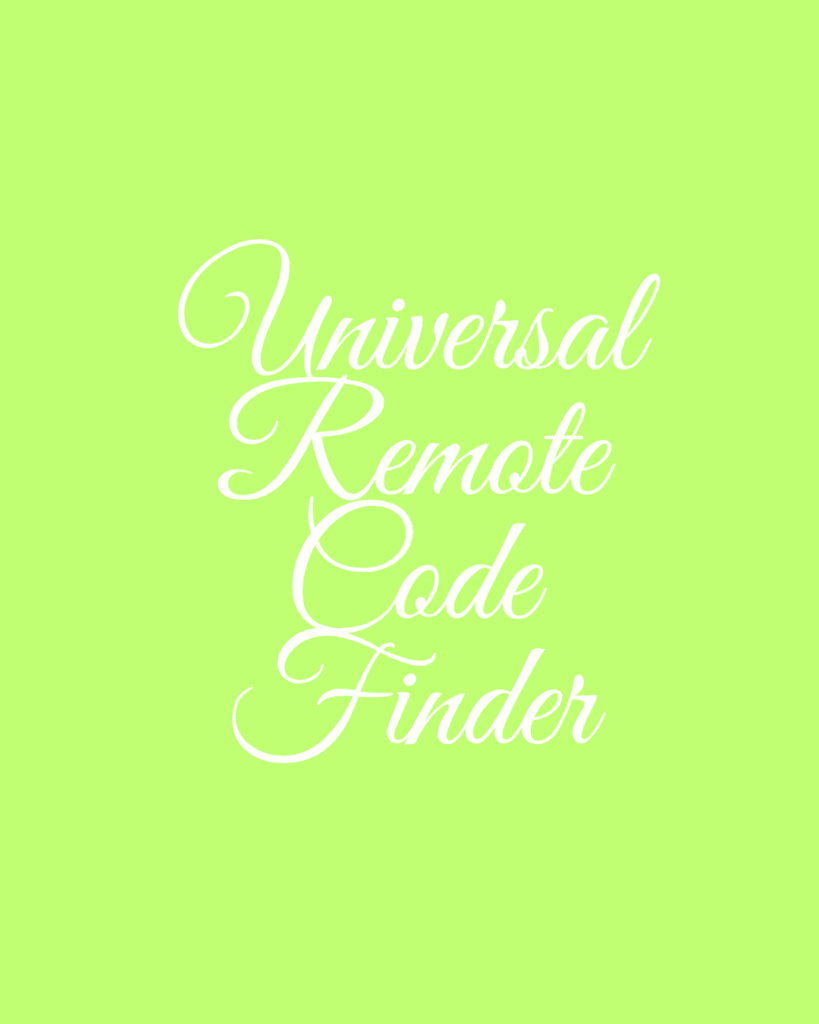 Free Universal Remote Code Finder 2 Free Universal Remote Code Finder 2