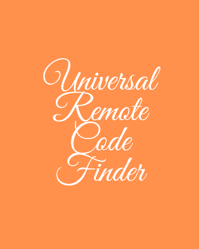 Free Universal Remote Code Finder 1 Free Universal Remote Code Finder 1