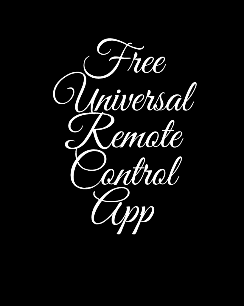 Universal Remote Control App 1