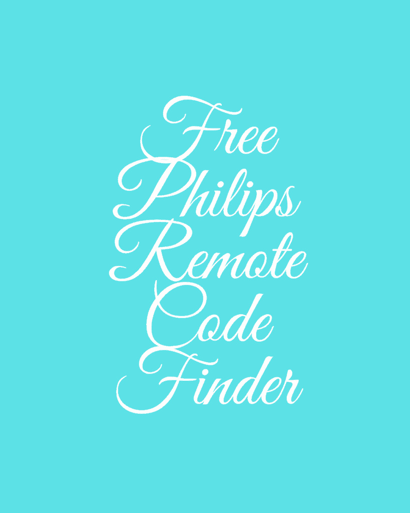 Philips Remote Code Finder 2